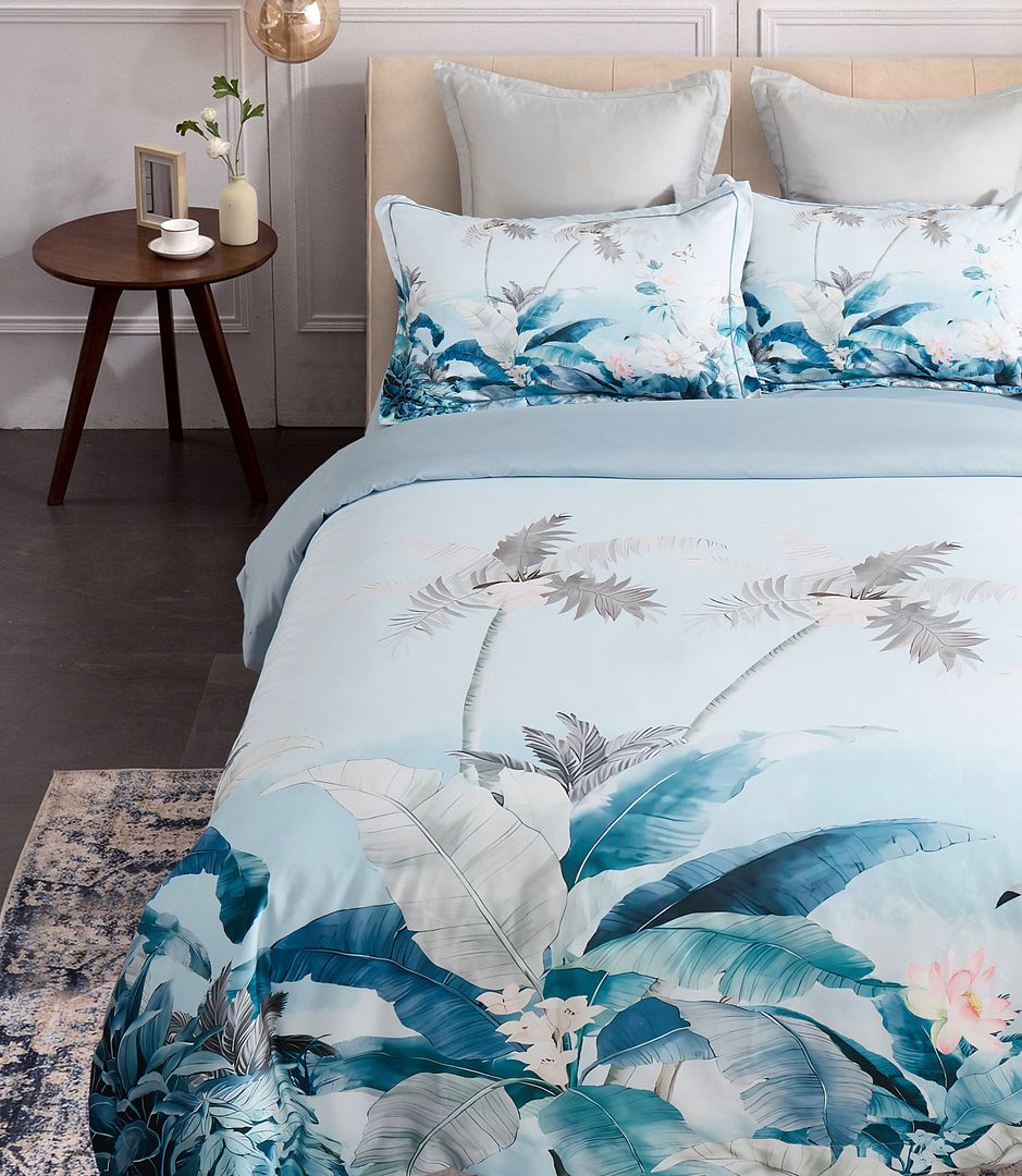 Palermo Quilt Cover Set – Tropical – Queen