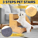 Atlas Wooden Pet Climbing Ladder Bed Step Frame Durable Climbing Frame for Small Pets