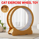 Cat Exercise Wheel Toy Furniture Running Treadmill Exerciser Scratcher Board