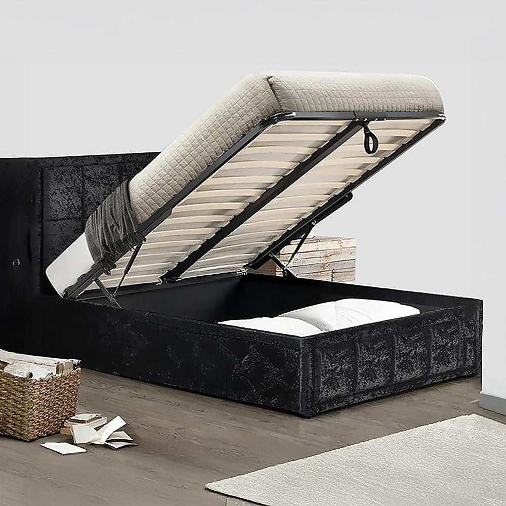 Rowan Gas Lift Storage Bed Frame – Double
