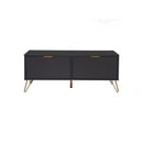 Volos Coffee Table – Black & Gold – 110cm