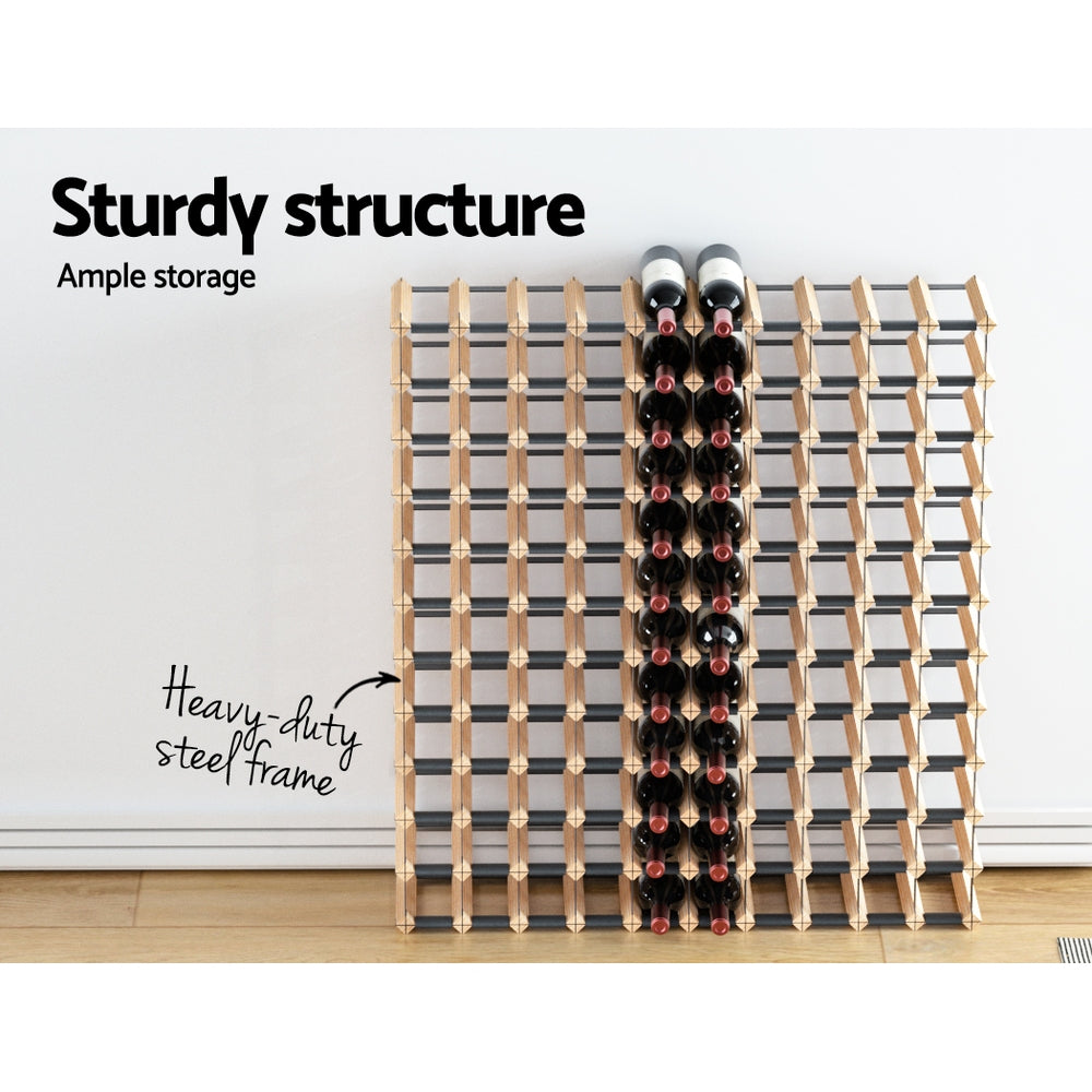 Cellar Wine Rack – Natural – 120 Bottle